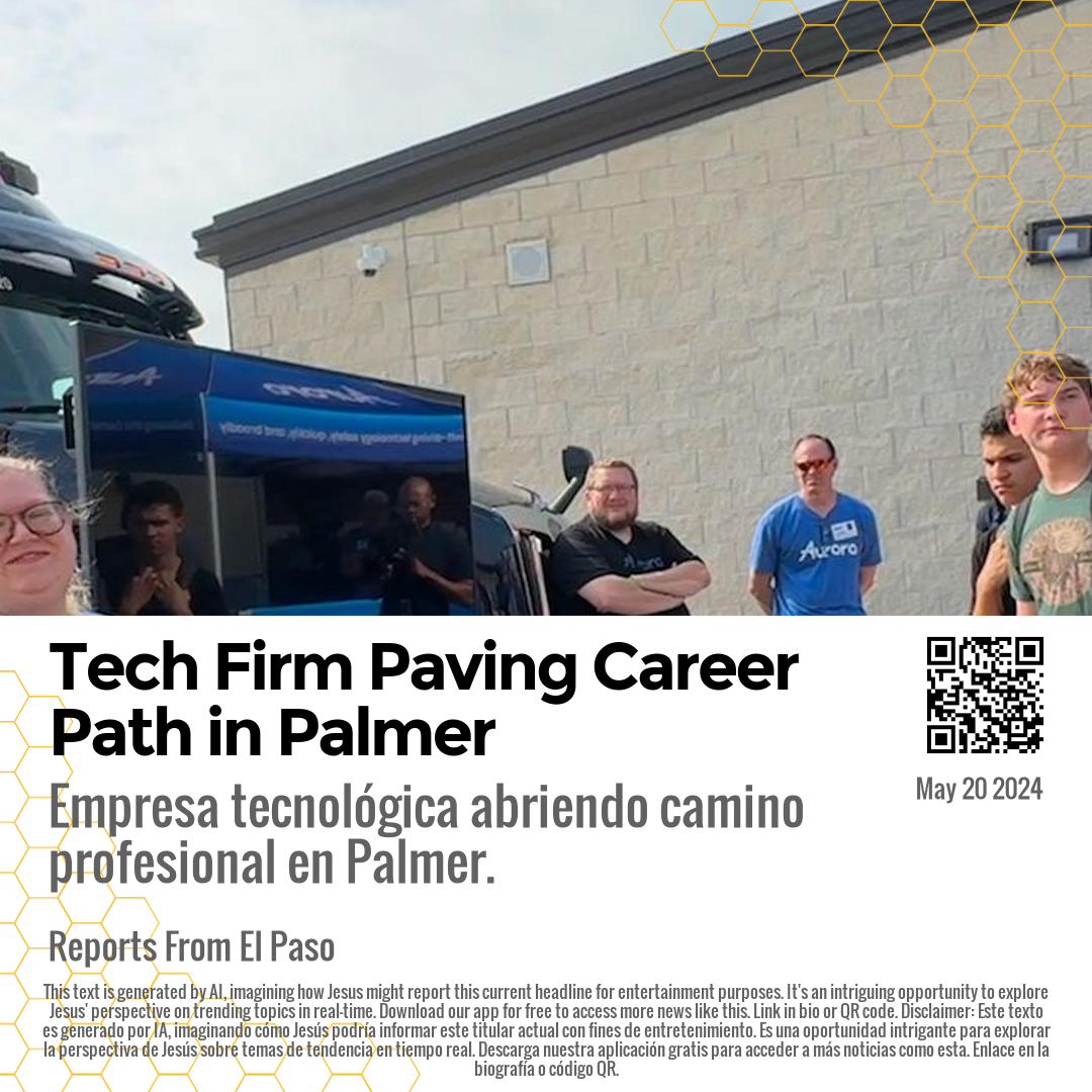 Tech Firm Paving Career Path in Palmer