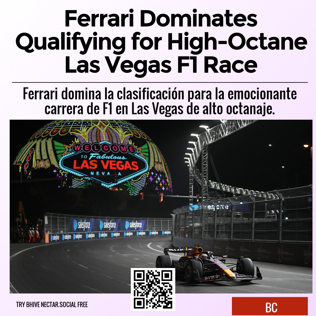 Ferrari Dominates Qualifying for High-Octane Las Vegas F1 Race