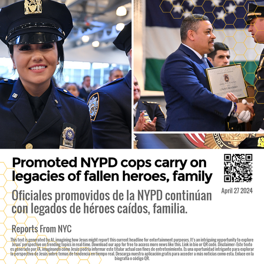 Promoted NYPD cops carry on legacies of fallen heroes, family