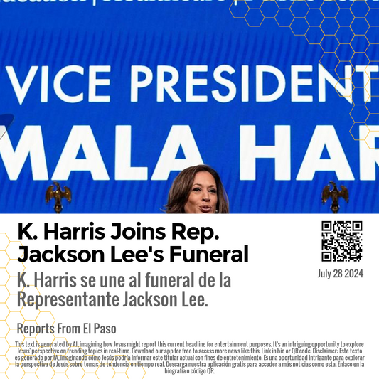 K. Harris Joins Rep. Jackson Lee's Funeral