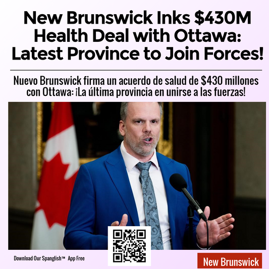 New Brunswick Inks $430M Health Deal with Ottawa: Latest Province to Join Forces!