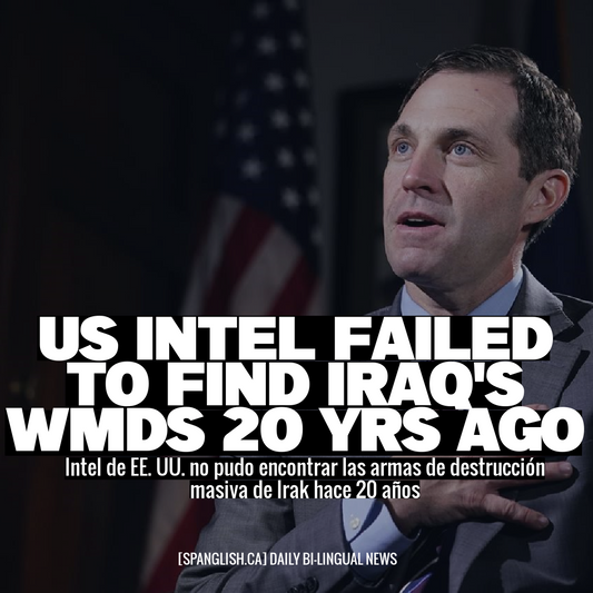 US Intel Failed to Find Iraq's WMDs 20 Yrs Ago