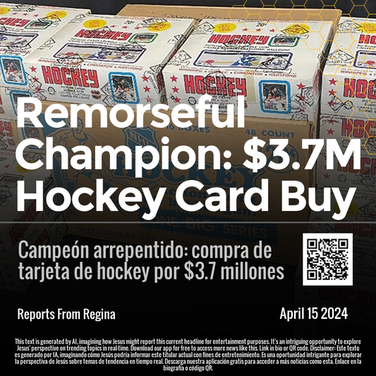 Remorseful Champion: $3.7M Hockey Card Buy