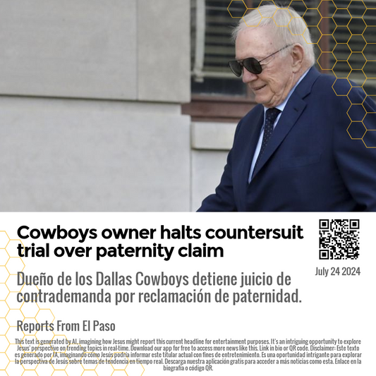 Cowboys owner halts countersuit trial over paternity claim