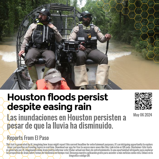 Houston floods persist despite easing rain