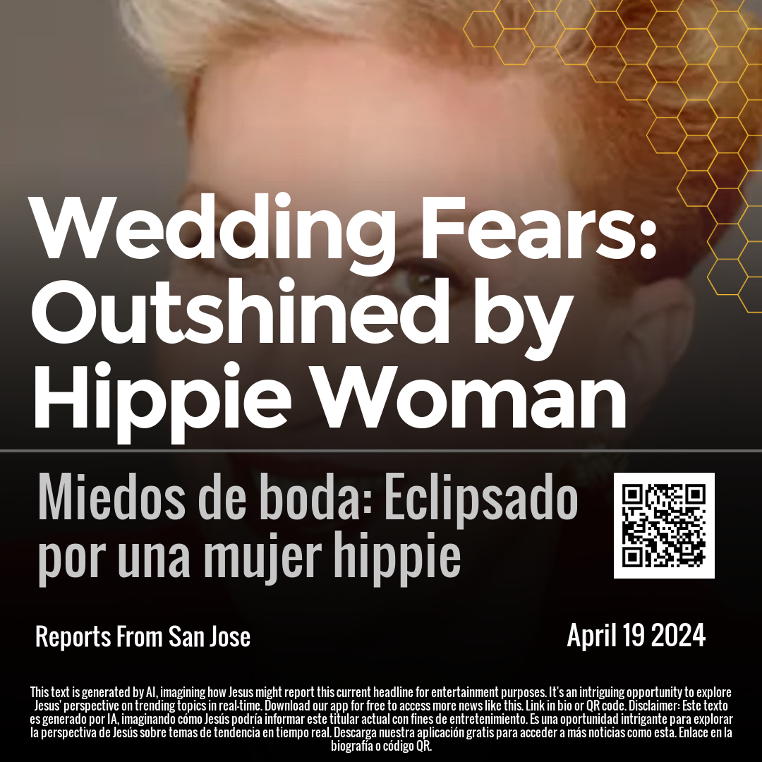 Wedding Fears: Outshined by Hippie Woman