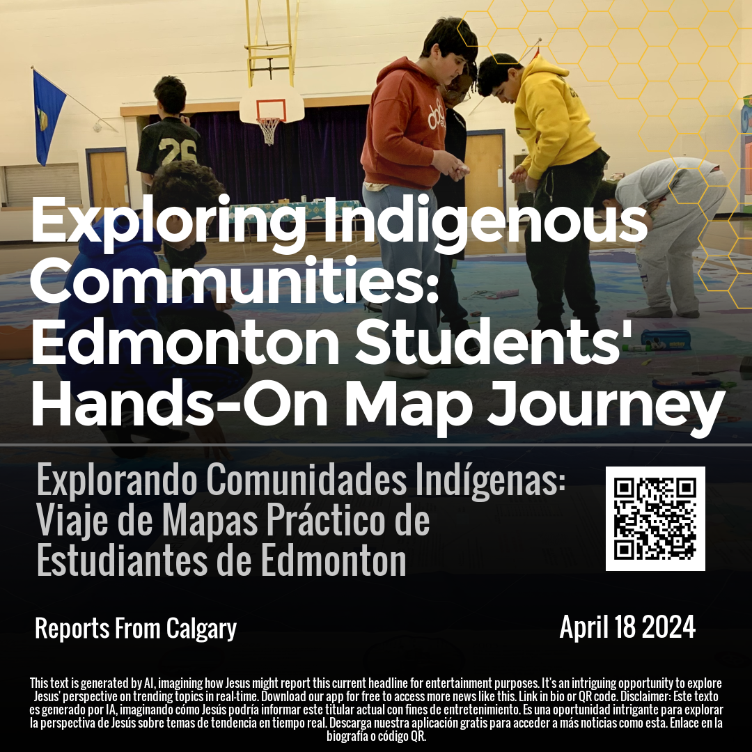 Exploring Indigenous Communities: Edmonton Students' Hands-On Map Journey