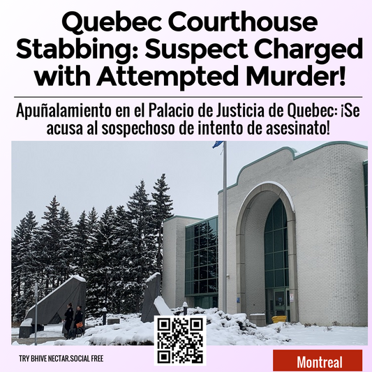 Quebec Courthouse Stabbing: Suspect Charged with Attempted Murder!