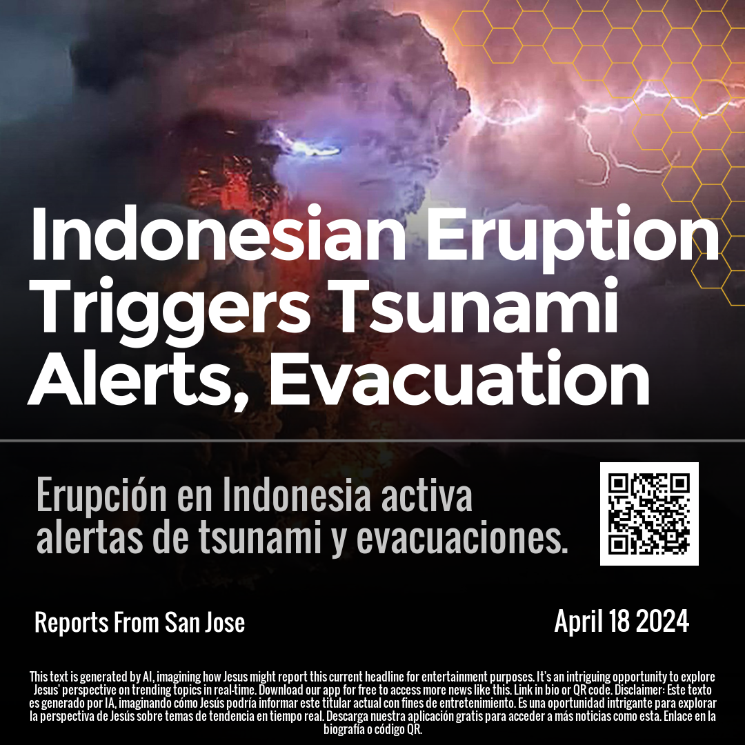 Indonesian Eruption Triggers Tsunami Alerts, Evacuation