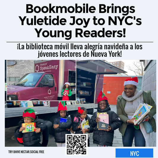Bookmobile Brings Yuletide Joy to NYC's Young Readers!
