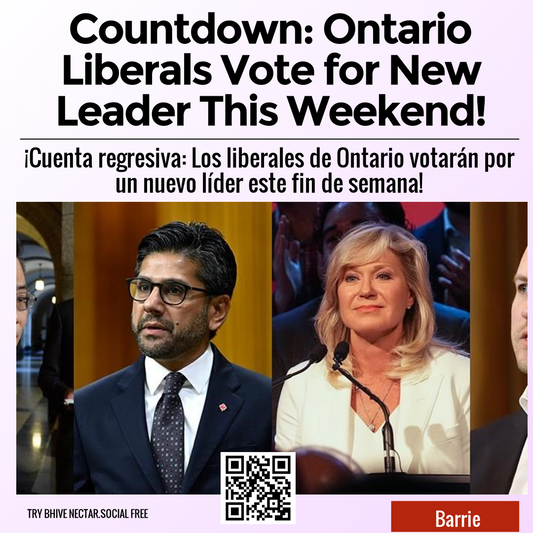 Countdown: Ontario Liberals Vote for New Leader This Weekend!