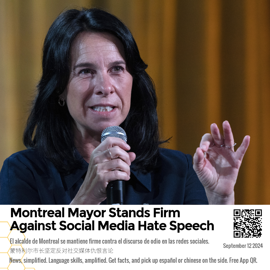 Montreal Mayor Stands Firm Against Social Media Hate Speech