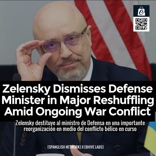 Zelensky Dismisses Defense Minister in Major Reshuffling Amid Ongoing War Conflict