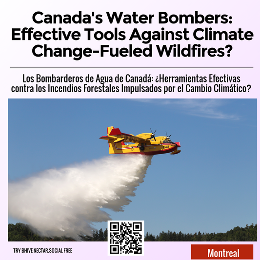 Canada's Water Bombers: Effective Tools Against Climate Change-Fueled Wildfires?