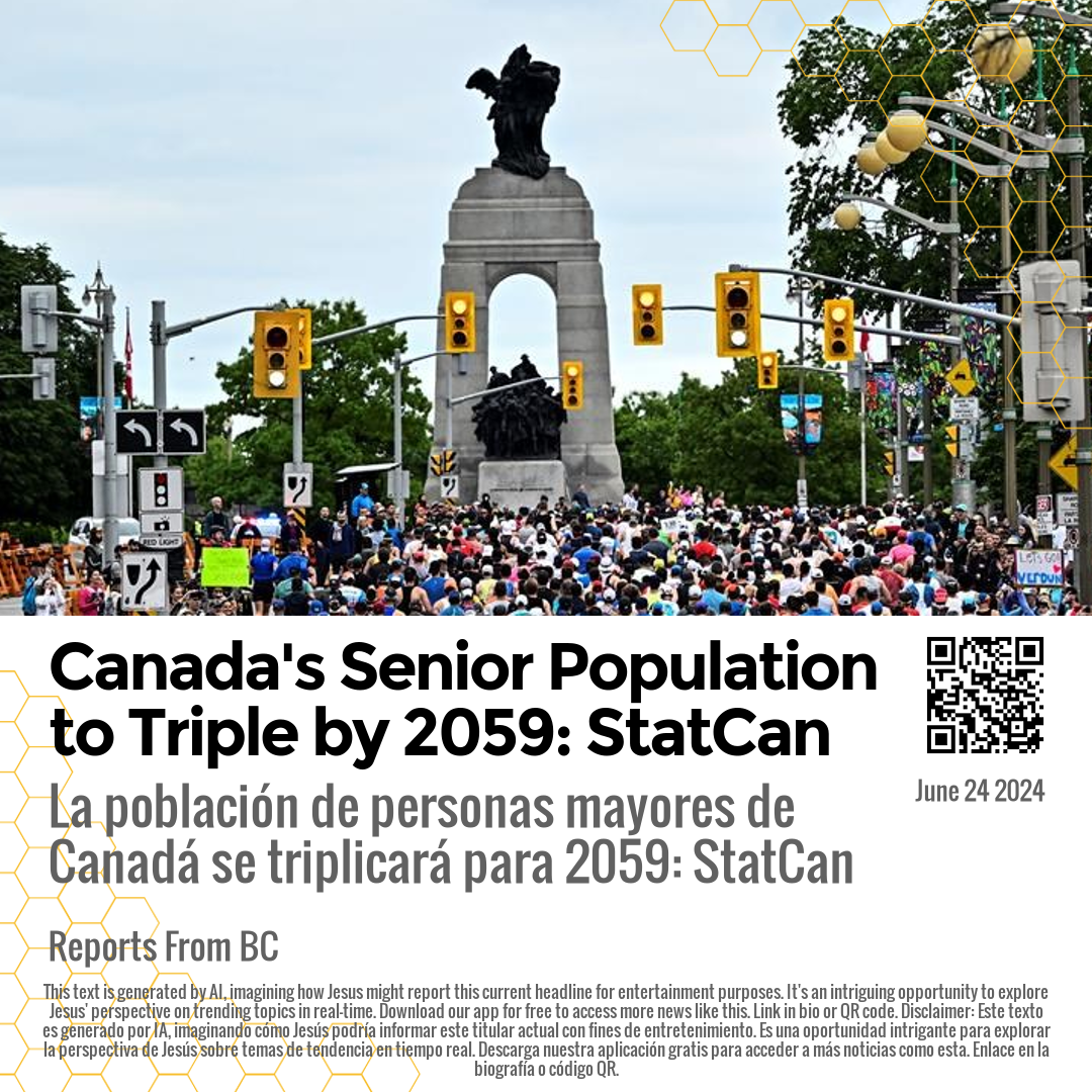 Canada's Senior Population to Triple by 2059: StatCan