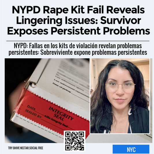 NYPD Rape Kit Fail Reveals Lingering Issues: Survivor Exposes Persistent Problems