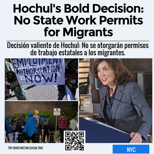 Hochul's Bold Decision: No State Work Permits for Migrants