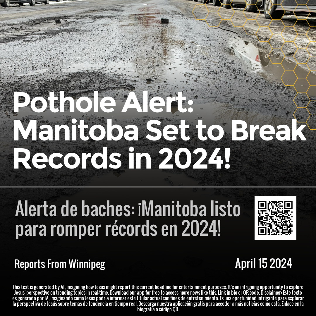 Pothole Alert: Manitoba Set to Break Records in 2024!