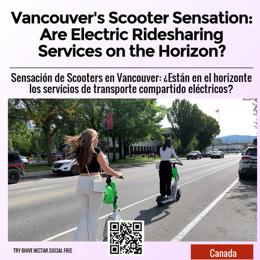 Vancouver's Scooter Sensation: Are Electric Ridesharing Services on the Horizon?