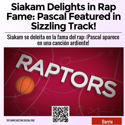 Siakam Delights in Rap Fame: Pascal Featured in Sizzling Track!