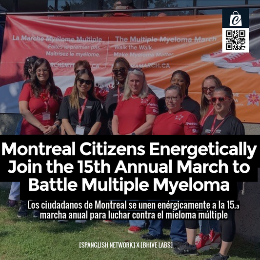 Montreal Citizens Energetically Join the 15th Annual March to Battle Multiple Myeloma