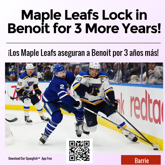 Maple Leafs Lock in Benoit for 3 More Years!