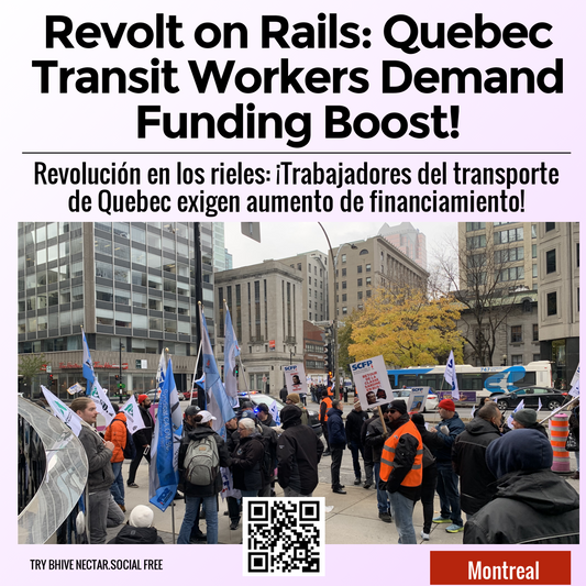 Revolt on Rails: Quebec Transit Workers Demand Funding Boost!