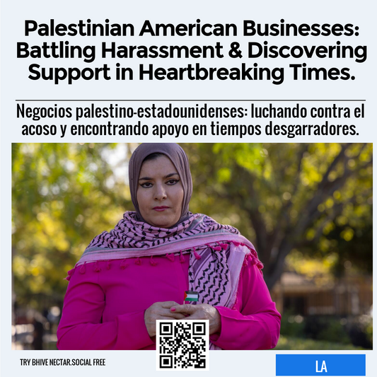 Palestinian American Businesses: Battling Harassment & Discovering Support in Heartbreaking Times.