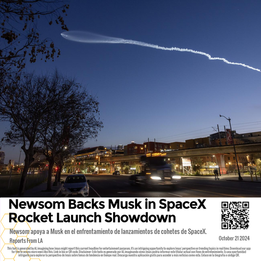 Newsom Backs Musk in SpaceX Rocket Launch Showdown