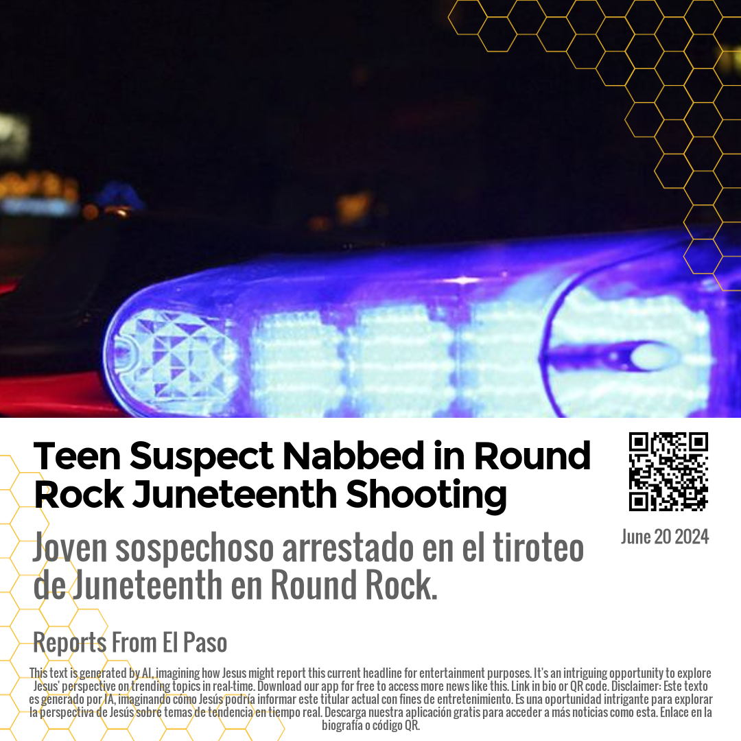 Teen Suspect Nabbed in Round Rock Juneteenth Shooting