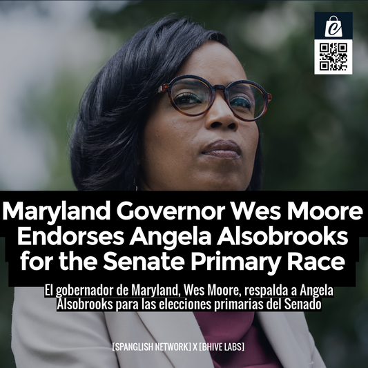 Maryland Governor Wes Moore Endorses Angela Alsobrooks for the Senate Primary Race