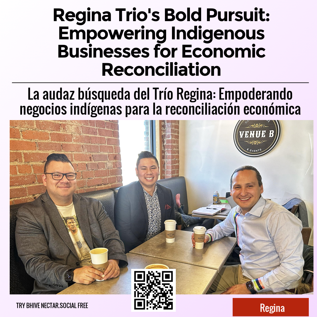 Regina Trio's Bold Pursuit: Empowering Indigenous Businesses for Economic Reconciliation