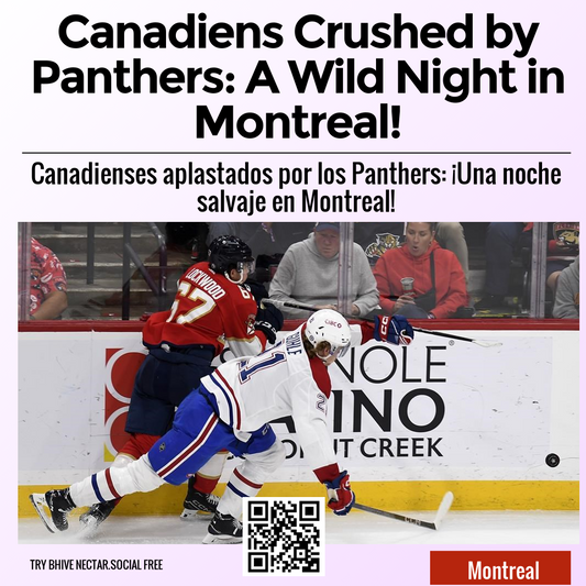 Canadiens Crushed by Panthers: A Wild Night in Montreal!