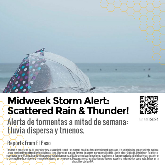 Midweek Storm Alert: Scattered Rain & Thunder!