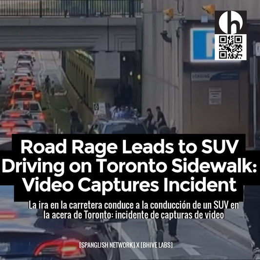 Road Rage Leads to SUV Driving on Toronto Sidewalk: Video Captures Incident