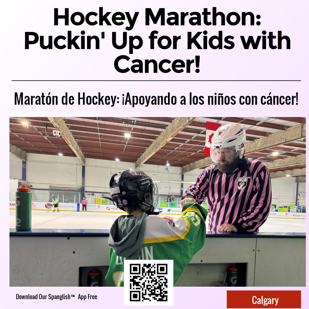 Hockey Marathon: Puckin' Up for Kids with Cancer!