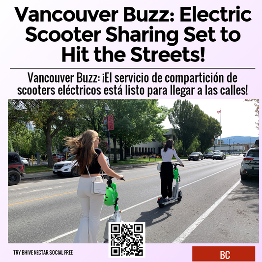 Vancouver Buzz: Electric Scooter Sharing Set to Hit the Streets!