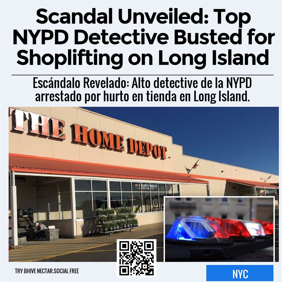 Scandal Unveiled: Top NYPD Detective Busted for Shoplifting on Long Island