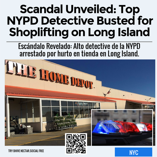 Scandal Unveiled: Top NYPD Detective Busted for Shoplifting on Long Island