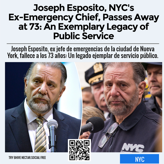 Joseph Esposito, NYC's Ex-Emergency Chief, Passes Away at 73: An Exemplary Legacy of Public Service