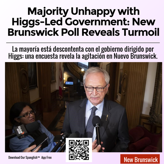 Majority Unhappy with Higgs-Led Government: New Brunswick Poll Reveals Turmoil