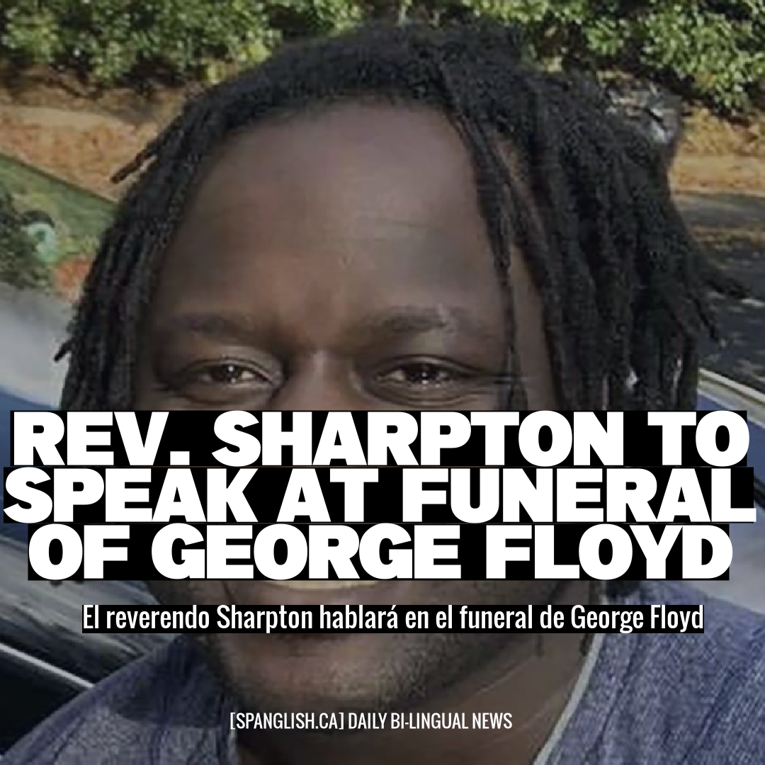 Rev. Sharpton to Speak at Funeral of George Floyd