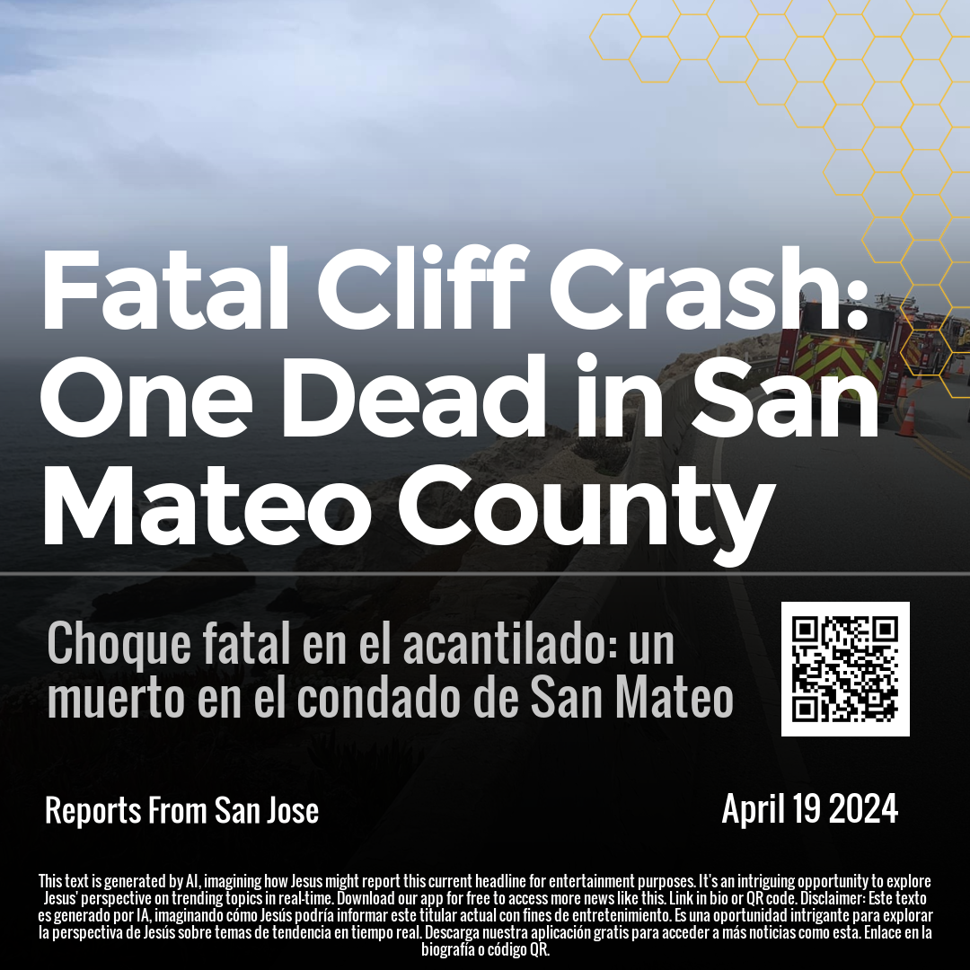 Fatal Cliff Crash: One Dead in San Mateo County