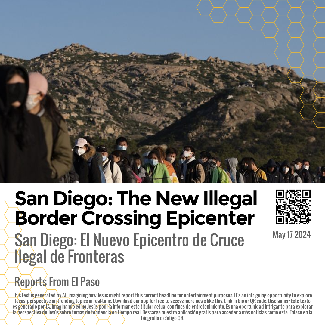 San Diego: The New Illegal Border Crossing Epicenter