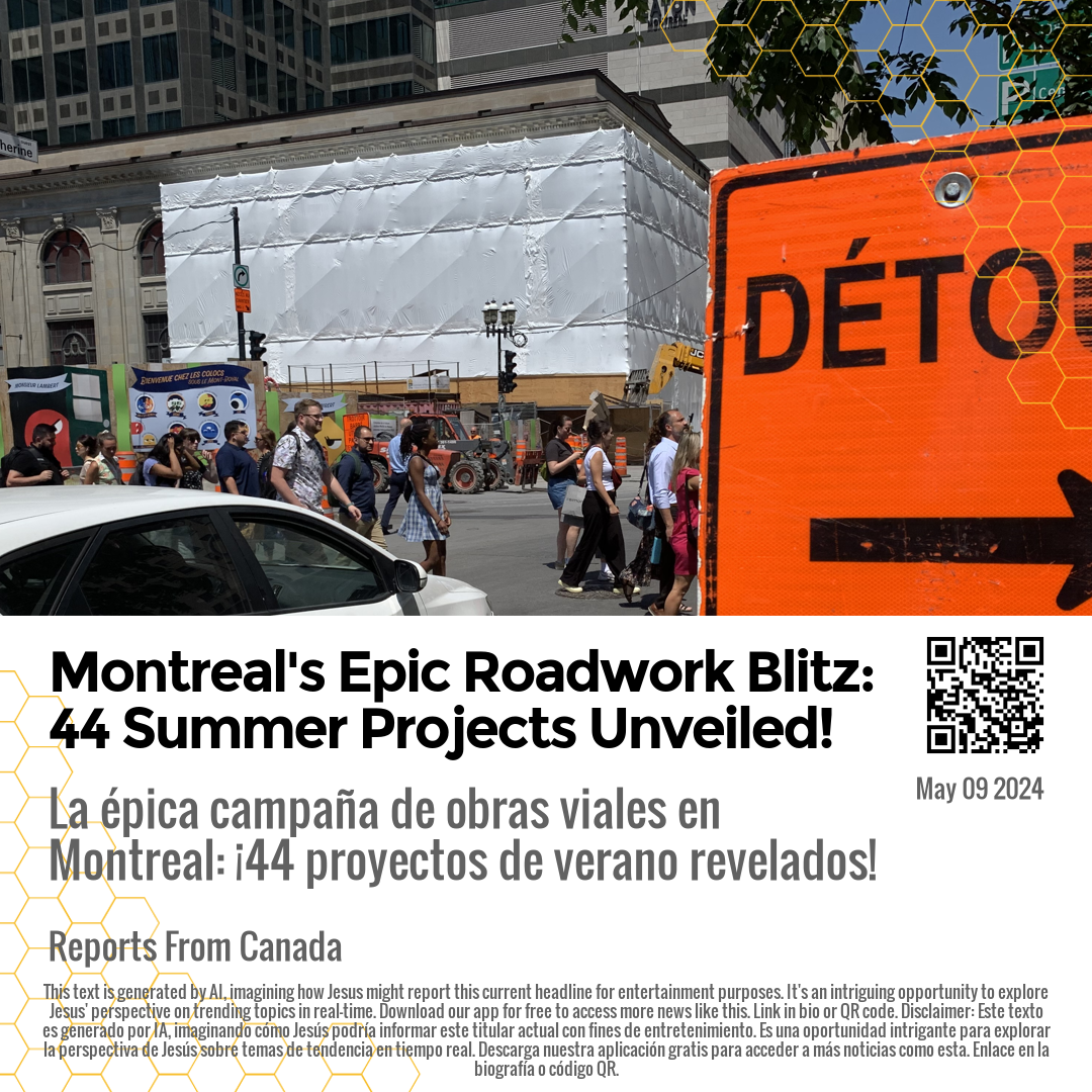 Montreal's Epic Roadwork Blitz: 44 Summer Projects Unveiled!