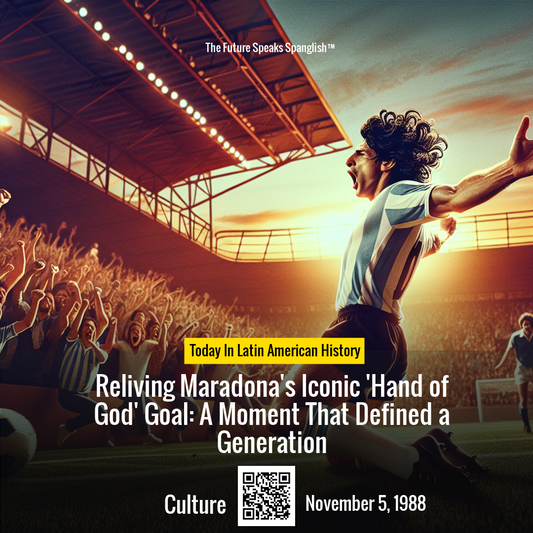 Reliving Maradona's Iconic 'Hand of God' Goal: A Moment That Defined a Generation