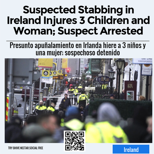 Suspected Stabbing in Ireland Injures 3 Children and Woman; Suspect Arrested