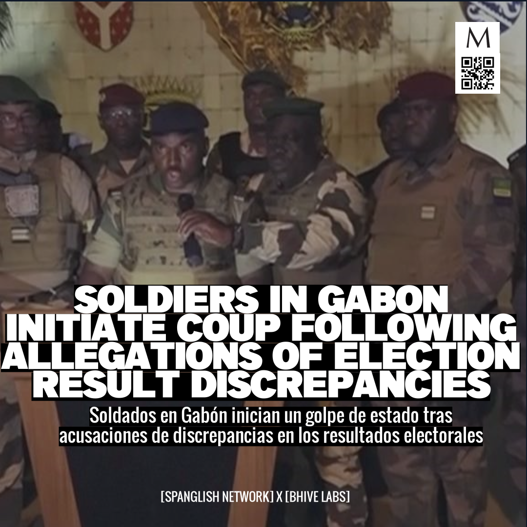 Soldiers in Gabon initiate coup following allegations of election result discrepancies