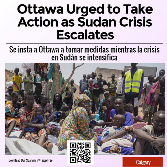 Ottawa Urged to Take Action as Sudan Crisis Escalates