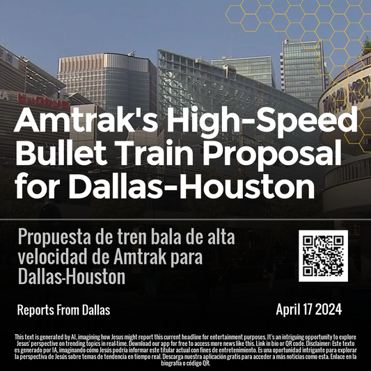 Amtrak's High-Speed Bullet Train Proposal for Dallas-Houston